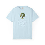 "Rooted in Faith" Live Oak Tee, Inspirational Garment-Dyed T-shirt for Faith & Growth