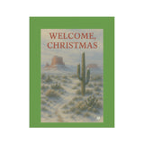 Welcome Christmas Southwestern Theme Desert Garden Banner