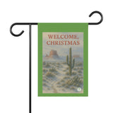 Welcome Christmas Southwestern Theme Desert Garden Banner