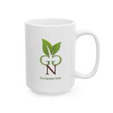 "Bloom Where You Overthink" Wildflower Scribble Mug