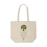 Rooted and Built Up: A Garden Tote Inspired by Colossians 2:7 Eco-Friendly Canvas Garden Tote | Sustainable Bag for Garden, Groceries, Farmers Market