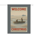 Welcome Christmas, Lowcountry Oystermen Garden Banner