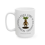 Sometimes I Feel Like Screaming – Mandrake Root Coffee Mug, Mythical Folklore Cup