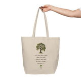 Rooted and Built Up: A Garden Tote Inspired by Colossians 2:7 Eco-Friendly Canvas Garden Tote | Sustainable Bag for Garden, Groceries, Farmers Market