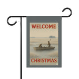 Welcome Christmas, Lowcountry Oystermen Garden Banner