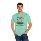 "Bloom Where You Overthink" Wildflower Scribble Tee