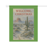 Welcome Christmas Southwestern Theme Desert Garden Banner