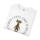 Screaming Mandrake Root T-Shirt – Mythical Plant Folklore Graphic Tee