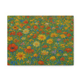 Wildflower Symphony, Van Gogh Inspired Garden Art