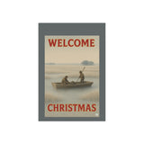 Welcome Christmas, Lowcountry Oystermen Garden Banner