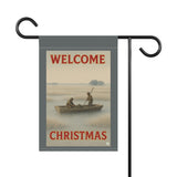 Welcome Christmas, Lowcountry Oystermen Garden Banner