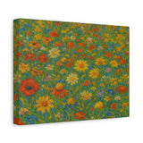 Wildflower Symphony, Van Gogh Inspired Garden Art