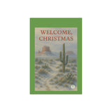 Welcome Christmas Southwestern Theme Desert Garden Banner