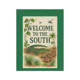 Welcome to the South – Wild & Wonderful Garden Banner, Outdoor Decor, Southern Home Decor, Welcome Flag, Seasonal Yard Art, Garden Flag