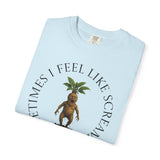 Screaming Mandrake Root T-Shirt – Mythical Plant Folklore Graphic Tee