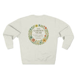 “The Garden Year” Floral Wreath Sweatshirt