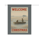 Welcome Christmas, Lowcountry Oystermen Garden Banner
