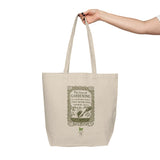 "The Love of Gardening" Gertrude Jekyll Quote - Eco-Friendly Canvas Garden Tote | Sustainable Bag for Garden, Groceries, Farmers Market