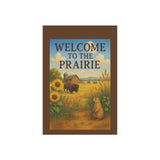 Welcome to the Prairie – Great Plains Garden Banner, Outdoor Decor, Porch Flag, Seasonal Decoration, Farmhouse Style