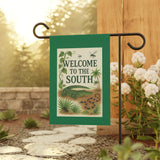 Welcome to the South – Wild & Wonderful Garden Banner, Outdoor Decor, Southern Home Decor, Welcome Flag, Seasonal Yard Art, Garden Flag