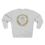 “The Garden Year” Floral Wreath Sweatshirt