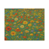 Wildflower Symphony, Van Gogh Inspired Garden Art