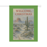 Welcome Christmas Southwestern Theme Desert Garden Banner