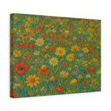 Wildflower Symphony, Van Gogh Inspired Garden Art
