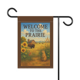 Welcome to the Prairie – Great Plains Garden Banner, Outdoor Decor, Porch Flag, Seasonal Decoration, Farmhouse Style
