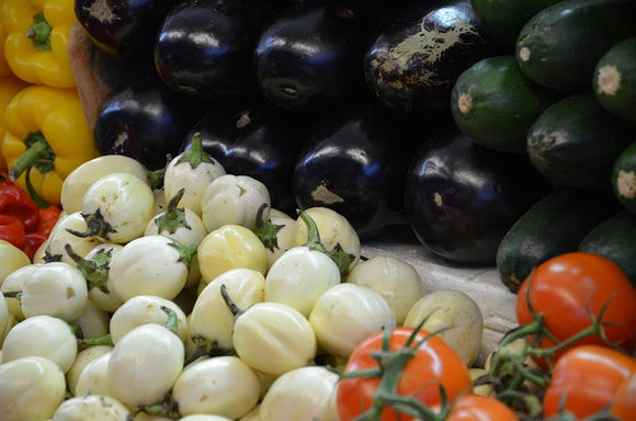 Eggplant, tomato image by Biea from Pixabay