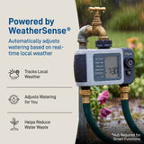 B-hyve XD 2-Outlet Bluetooth Hose Faucet Sprinkler Timer | 24632