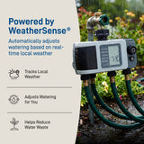 B-hyve XD 4-Outlet Smart Hose Faucet Sprinkler Timer with B-hyve Smart Gen 2 Hub | 24639