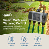 B-hyve XD 4-Outlet Smart Hose Faucet Sprinkler Timer with B-hyve Smart Gen 2 Hub | 24639