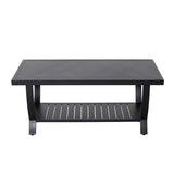 Jarvis 2-Piece Aluminum Sofa Set with Coffee Table