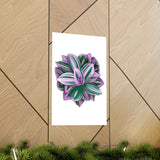 Tradescantia Nanouk Botanical Print – Unframed Wall Art