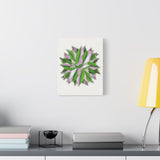 Syngonium Tricolor Pattern Canvas Print – Botanical Wall Art