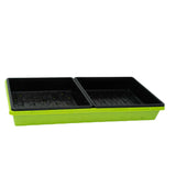 Green and black plant seedling tray on a white background 1010 Trays 2.5" Deep - Extra Strength