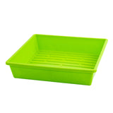 Green plastic tray with drainage holes on a white background 1010 Trays 2.5" Deep - Extra Strength