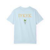 Death Myrtle Unisex Garment-Dyed T-shirt - Vintage Skull & Floral Design, IYKYK Statement Tee