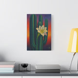O’Keeffe Inspired Desert Cactus with Night Blooming Flower