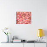 Graptosedum California Sunset Succulent Pattern Canvas Print – Botanical Wall Art