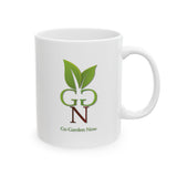 Coreopsis Floral Design Inspirational Ceramic Mug, Motivational Quote Mug