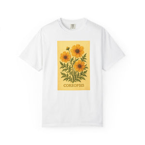 Coreopsis Botanical Design Unisex T-Shirt