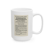 Echinacea Botanical Quote Mug | Floral Coffee Cup | Gift for Gardeners | Morning Beverage | Eco-Friendly Mug | Tea Lover's Gift