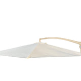10ft Offset Patio Umbrella with UV-Resistant Fabric - Beige