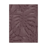 Merlot Monstera Canvas Print – Botanical Wall Art