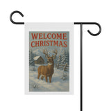 Welcome Christmas, Buck Deer Garden Banner