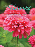 Book cover with pink flowers and text 'Beautiful Flowers' on a green background