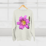 Pink Daylily Floral Sweatshirt