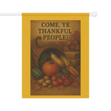 Thankful Harvest Garden Banner | Autumn Decor | Thanksgiving Yard Flag, Fall Garden Flag, Seasonal Outdoor Decor, Farmhouse Style